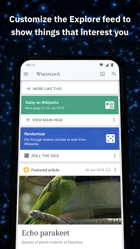 Wikipedia app screenshot 7