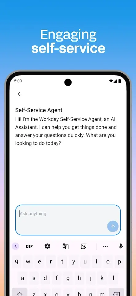 Workday app screenshot 4