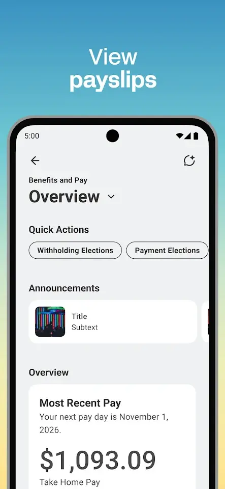 Workday app screenshot 5