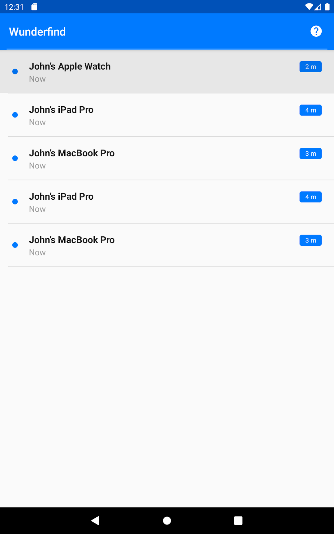 Wunderfind: Find Lost Device app screenshot 5