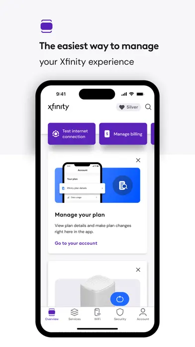 Xfinity app screenshot 1