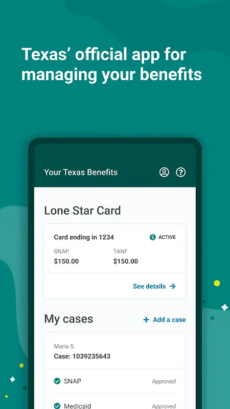 Your Texas Benefits app screenshot 1