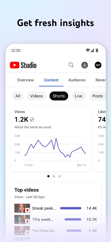 YouTube Studio app screenshot 7