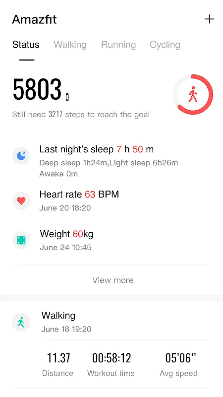 Zepp（formerly Amazfit） app screenshot 3
